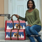 Liberia Christmas Travel Bag Black Santa Riding Lion - Merry Christmas