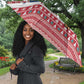 Liberia Christmas Umbrella Black Santa Riding Lion - Merry Christmas
