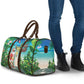 Mayotte Christmas Travel Bag Santa Chill on Tropical Beach