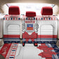 Afro Christmas in Mayotte Back Car Seat Cover Joyeux Noel - African Pride