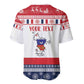Afro Christmas in Mayotte Personalized Baseball Jersey Joyeux Noel - African Pride