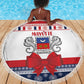 Afro Christmas in Mayotte Beach Blanket Joyeux Noel - African Pride