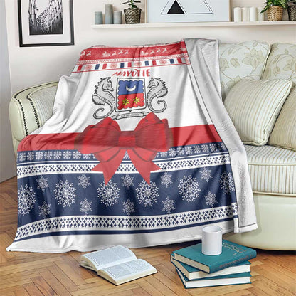Afro Christmas in Mayotte Blanket Joyeux Noel - African Pride
