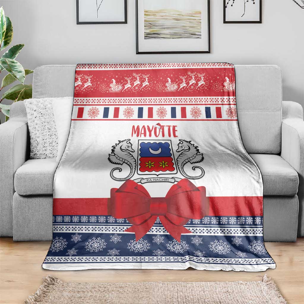 Afro Christmas in Mayotte Blanket Joyeux Noel - African Pride