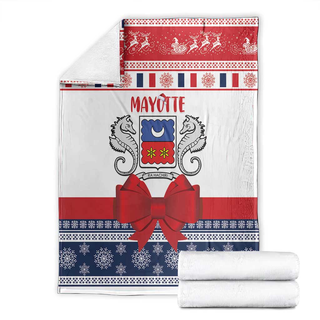 Afro Christmas in Mayotte Blanket Joyeux Noel - African Pride