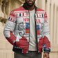Personalized Mayotte Christmas Bomber Puffer Jacket Joyeux Noel