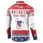 Personalized Mayotte Christmas Button Sweatshirt Joyeux Noel