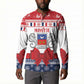 Personalized Mayotte Christmas Button Sweatshirt Joyeux Noel
