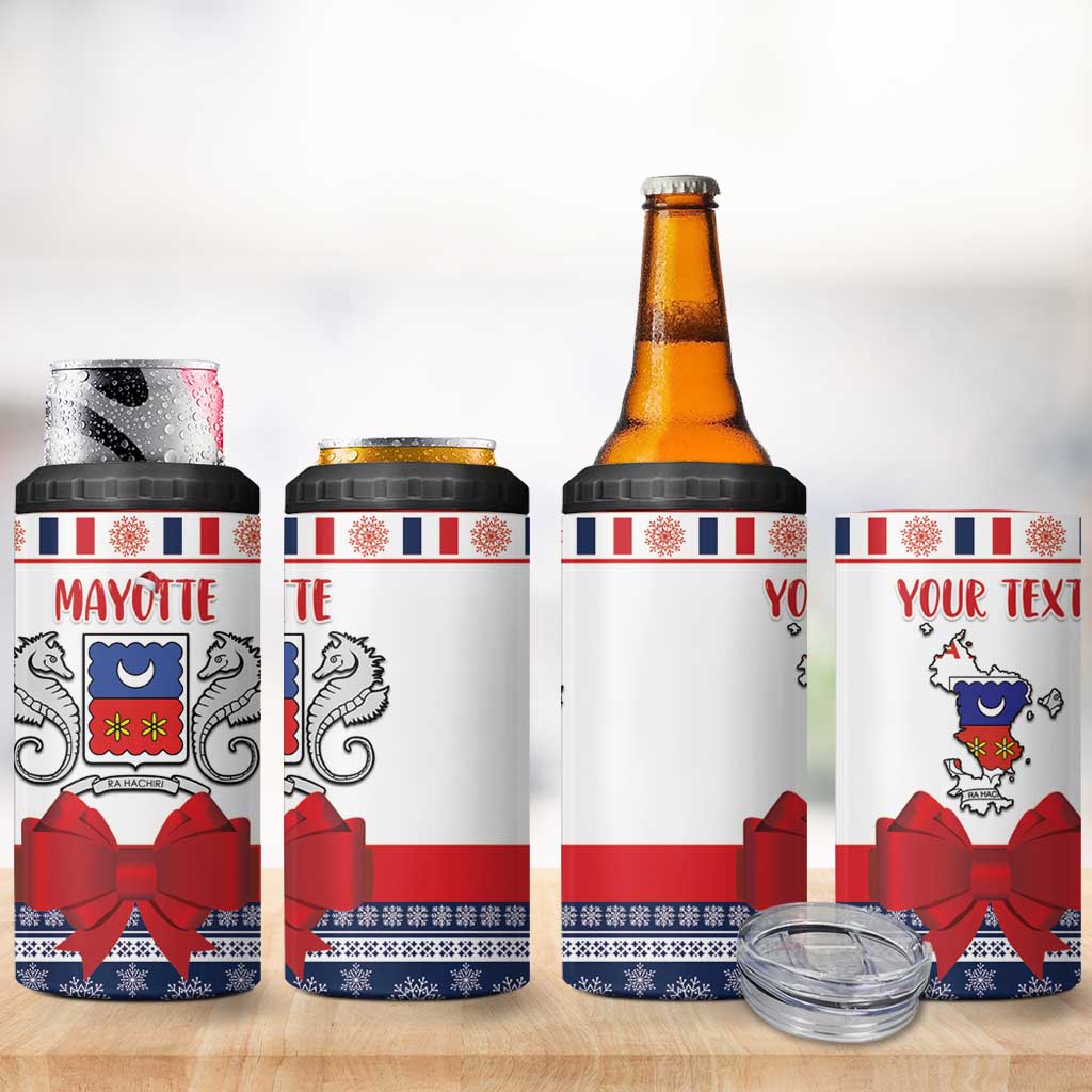 Afro Christmas in Mayotte Personalized 4 in 1 Can Cooler Tumbler Joyeux Noel - African Pride