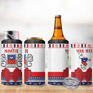 Afro Christmas in Mayotte Personalized 4 in 1 Can Cooler Tumbler Joyeux Noel - African Pride