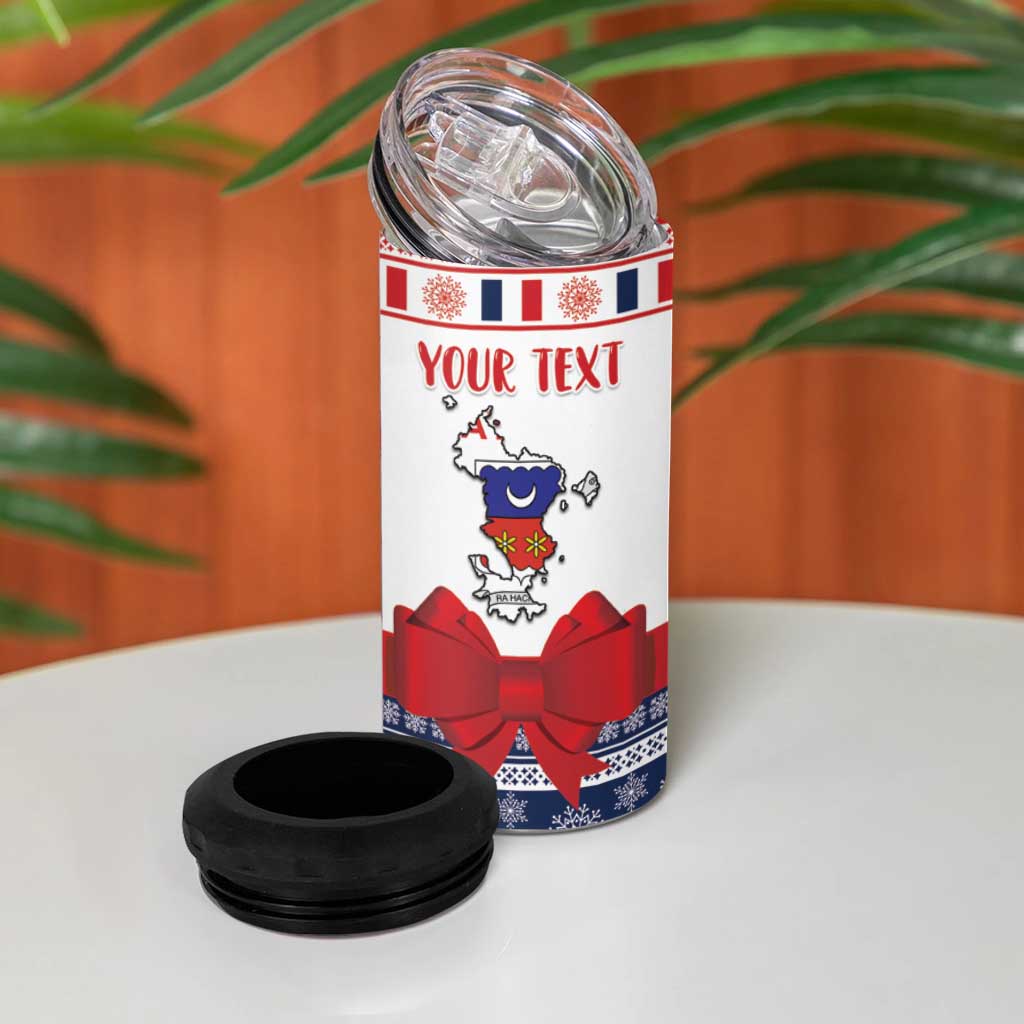 Afro Christmas in Mayotte Personalized 4 in 1 Can Cooler Tumbler Joyeux Noel - African Pride