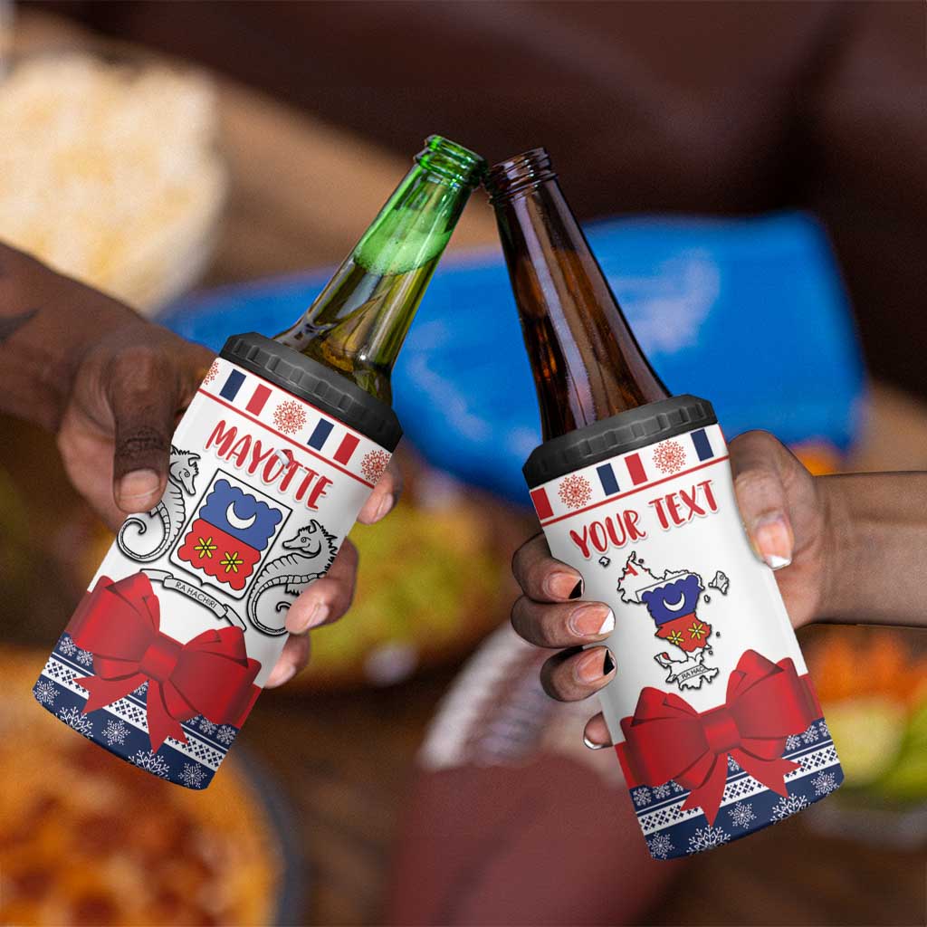 Afro Christmas in Mayotte Personalized 4 in 1 Can Cooler Tumbler Joyeux Noel - African Pride