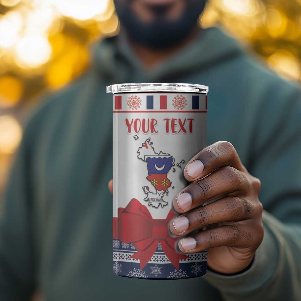 Afro Christmas in Mayotte Personalized 4 in 1 Can Cooler Tumbler Joyeux Noel - African Pride