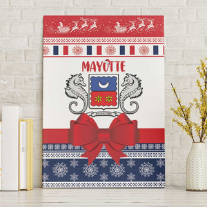 Afro Christmas in Mayotte Canvas Wall Art Joyeux Noel - African Pride