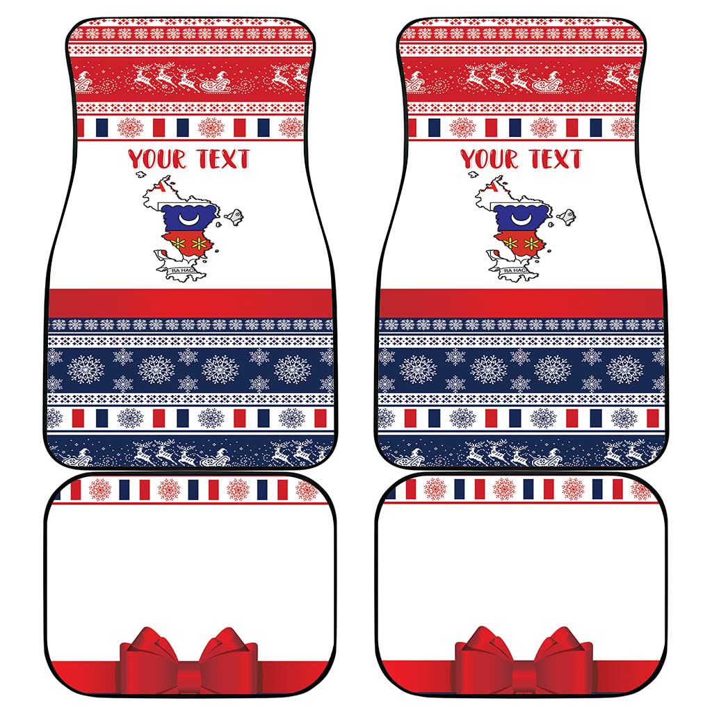 Afro Christmas in Mayotte Personalized Car Mats Joyeux Noel - African Pride