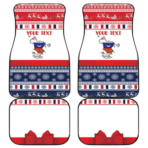 Afro Christmas in Mayotte Personalized Car Mats Joyeux Noel - African Pride