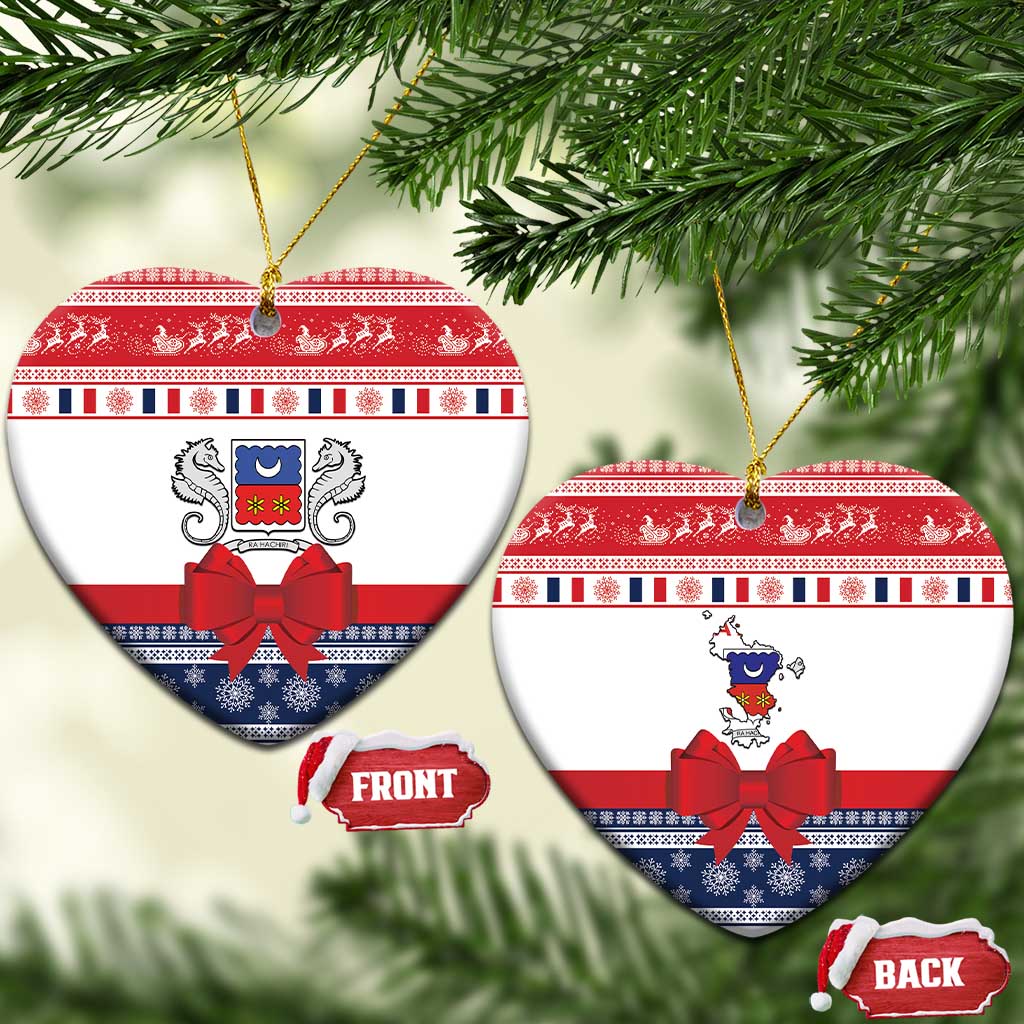 Afro Christmas in Mayotte Ceramic Ornament Joyeux Noel - African Pride