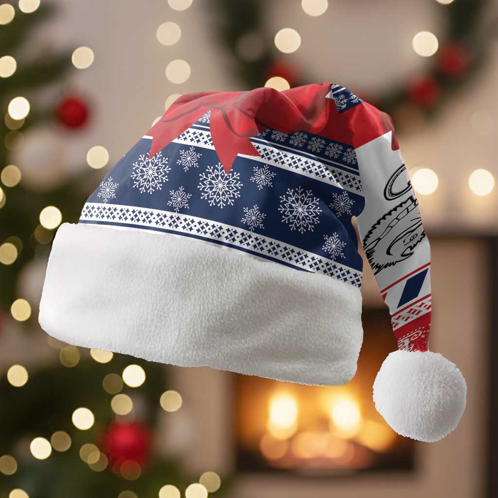 Afro Christmas in Mayotte Christmas Santa Hat Joyeux Noel - African Pride