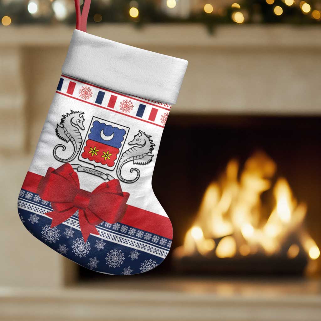 Afro Christmas in Mayotte Christmas Stocking Joyeux Noel - African Pride