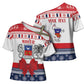 Personalized Mayotte Christmas Cross Shoulder Shirt Joyeux Noel