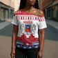 Personalized Mayotte Christmas Cross Shoulder Shirt Joyeux Noel