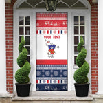 Personalized Mayotte Christmas Door Cover Joyeux Noel