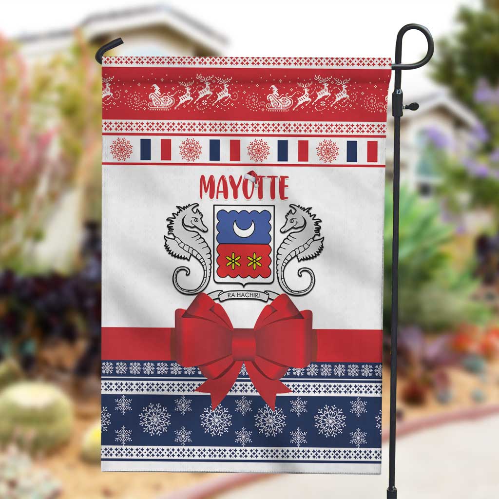 Afro Christmas in Mayotte Garden Flag Joyeux Noel - African Pride