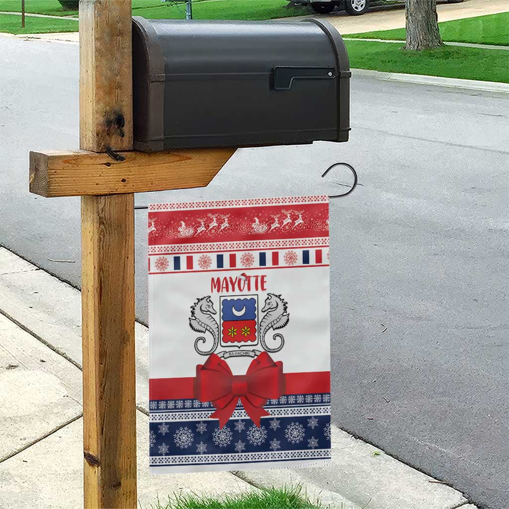 Afro Christmas in Mayotte Garden Flag Joyeux Noel - African Pride