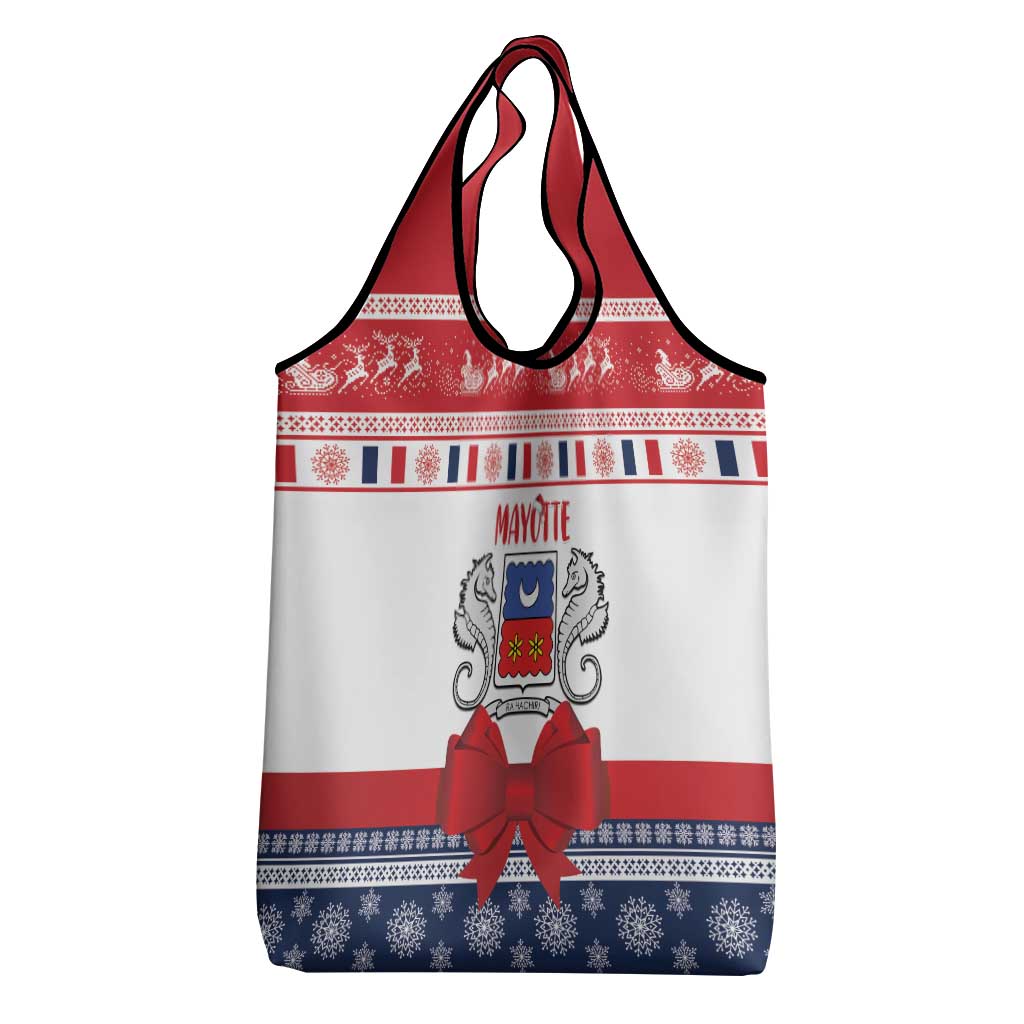 Afro Christmas in Mayotte Grocery Bag Joyeux Noel - African Pride