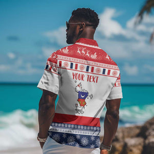 Afro Christmas in Mayotte Personalized Hawaiian Shirt Joyeux Noel - African Pride