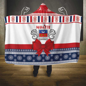 Afro Christmas in Mayotte Hooded Blanket Joyeux Noel - African Pride