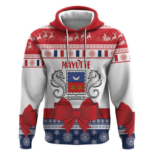 Afro Christmas in Mayotte Personalized Hoodie Joyeux Noel - African Pride