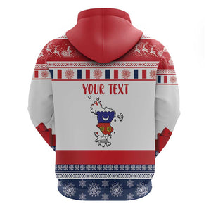 Afro Christmas in Mayotte Personalized Hoodie Joyeux Noel - African Pride