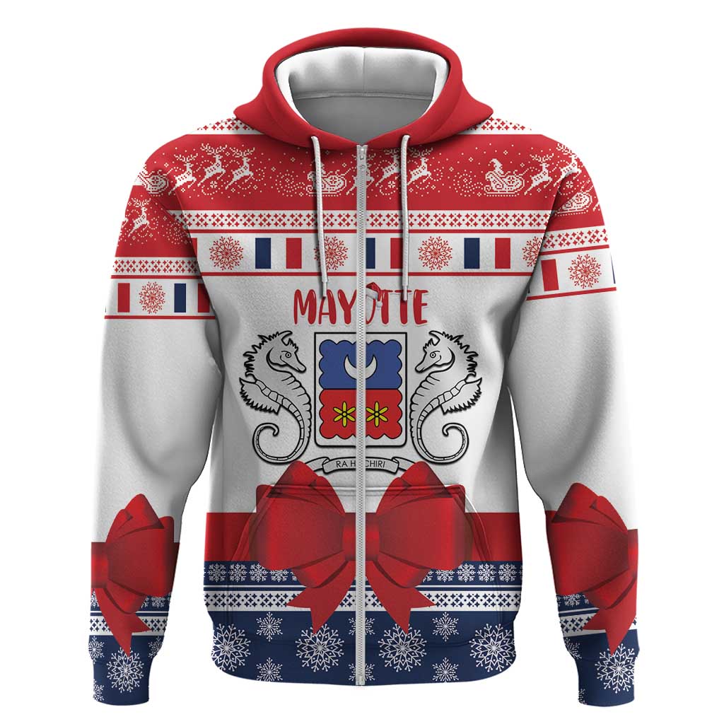 Afro Christmas in Mayotte Personalized Hoodie Joyeux Noel - African Pride