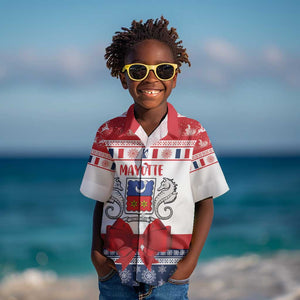 Afro Christmas in Mayotte Personalized Kid Hawaiian Shirt Joyeux Noel - African Pride