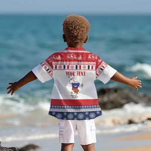 Afro Christmas in Mayotte Personalized Kid Hawaiian Shirt Joyeux Noel - African Pride
