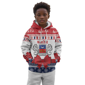 Afro Christmas in Mayotte Personalized Kid Hoodie Joyeux Noel - African Pride