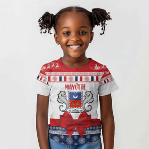 Afro Christmas in Mayotte Personalized Kid T shirt Joyeux Noel - African Pride