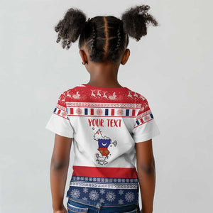 Afro Christmas in Mayotte Personalized Kid T shirt Joyeux Noel - African Pride