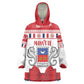 Afro Christmas in Mayotte Personalized Kid Wearable Blanket Hoodie Joyeux Noel - African Pride