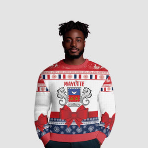 Afro Christmas in Mayotte Personalized Ugly Christmas Sweater Joyeux Noel - African Pride