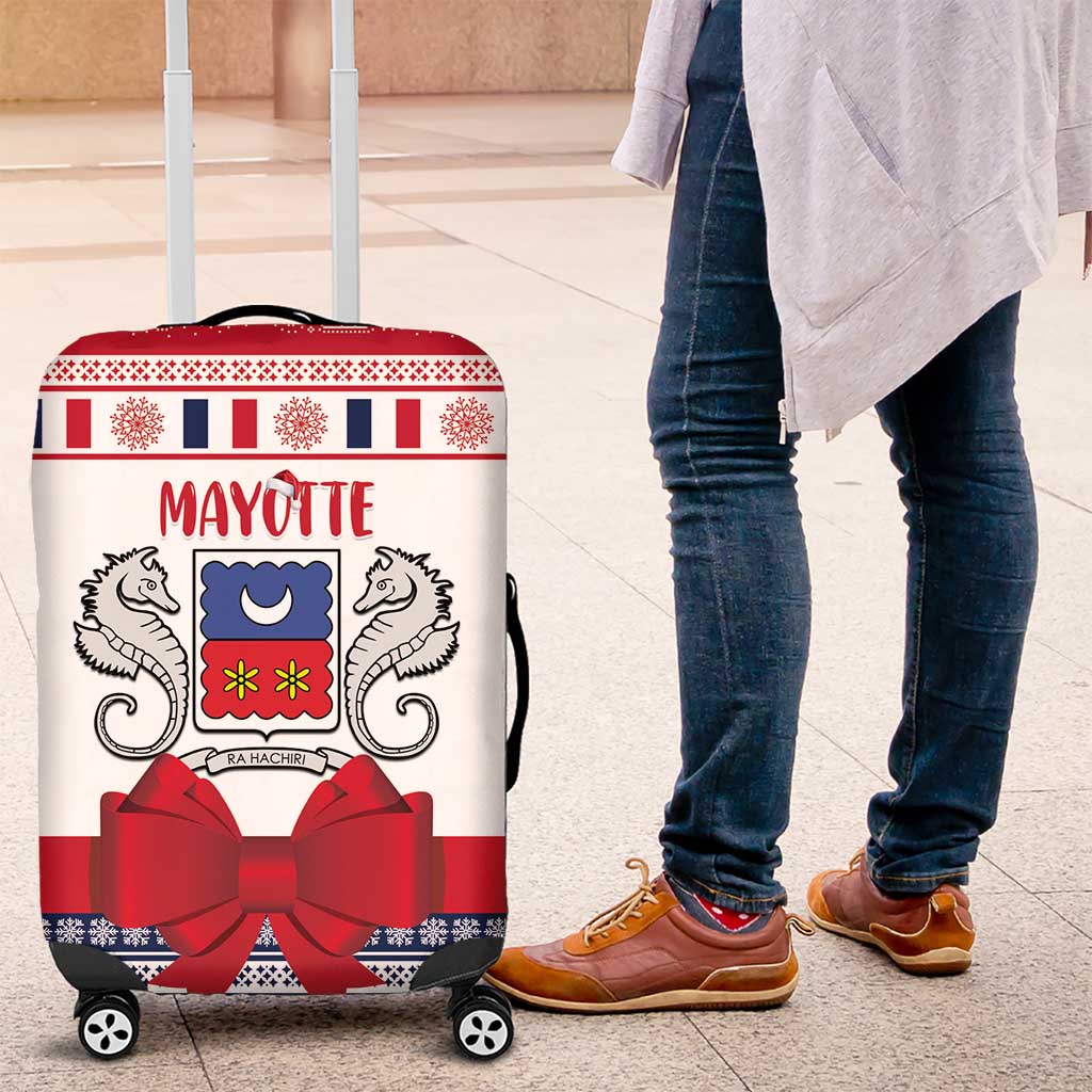 Afro Christmas in Mayotte Luggage Cover Joyeux Noel - African Pride