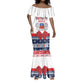 Afro Christmas in Mayotte Personalized Mermaid Dress Joyeux Noel - African Pride