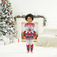 Afro Christmas in Mayotte Personalized Christmas Pajama Set Joyeux Noel - African Pride