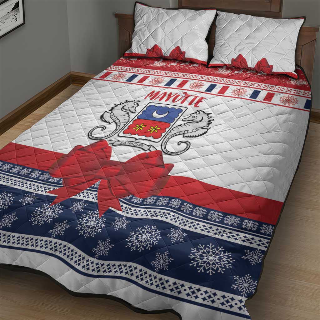 Afro Christmas in Mayotte Quilt Bed Set Joyeux Noel - African Pride