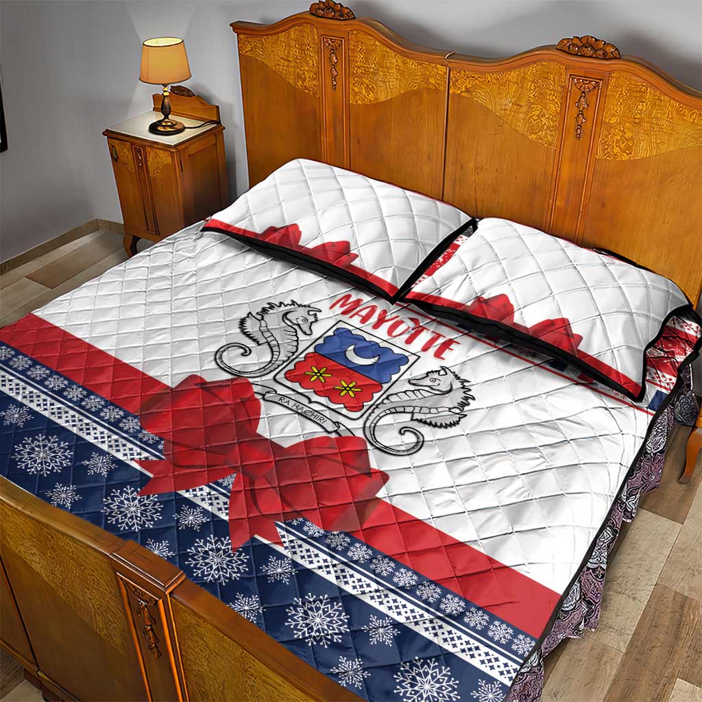 Afro Christmas in Mayotte Quilt Bed Set Joyeux Noel - African Pride