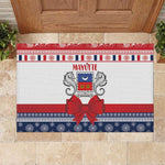 Afro Christmas in Mayotte Rubber Doormat Joyeux Noel - African Pride