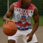 Afro Christmas in Mayotte Personalized Sleeveless Hoodie Joyeux Noel - African Pride