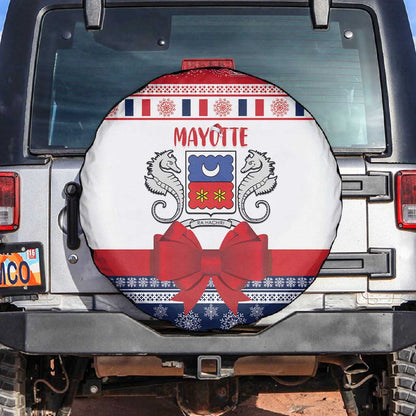 Afro Christmas in Mayotte Spare Tire Cover Joyeux Noel - African Pride