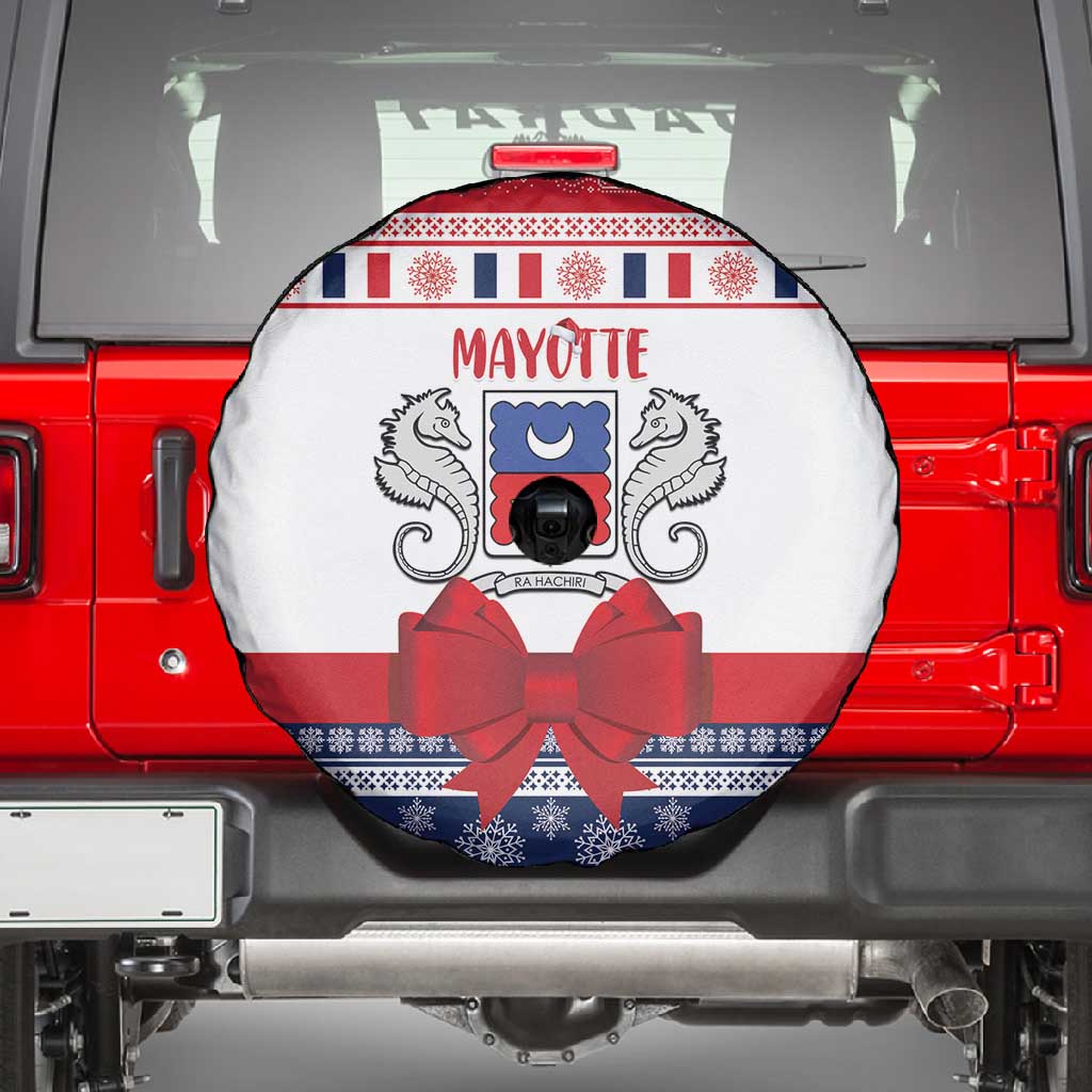 Afro Christmas in Mayotte Spare Tire Cover Joyeux Noel - African Pride